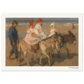 Promenade à dos d'âne sur la plage – Isaac Israëls, détail de la reproduction