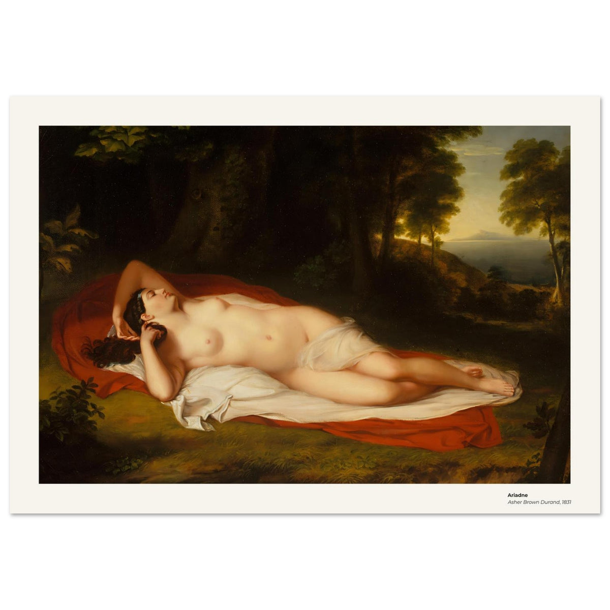 Ariane – Asher Brown Durand, détail de la reproduction