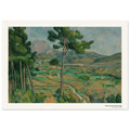Viaduc de la vallée de l'Arc – Paul Cézanne, détail de la reproduction