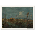 Venise depuis le Bacino di San Marco – Francesco Guardi, détail de la reproduction