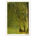 La forêt de Pontaubert – Georges Seurat, détail de la reproduction