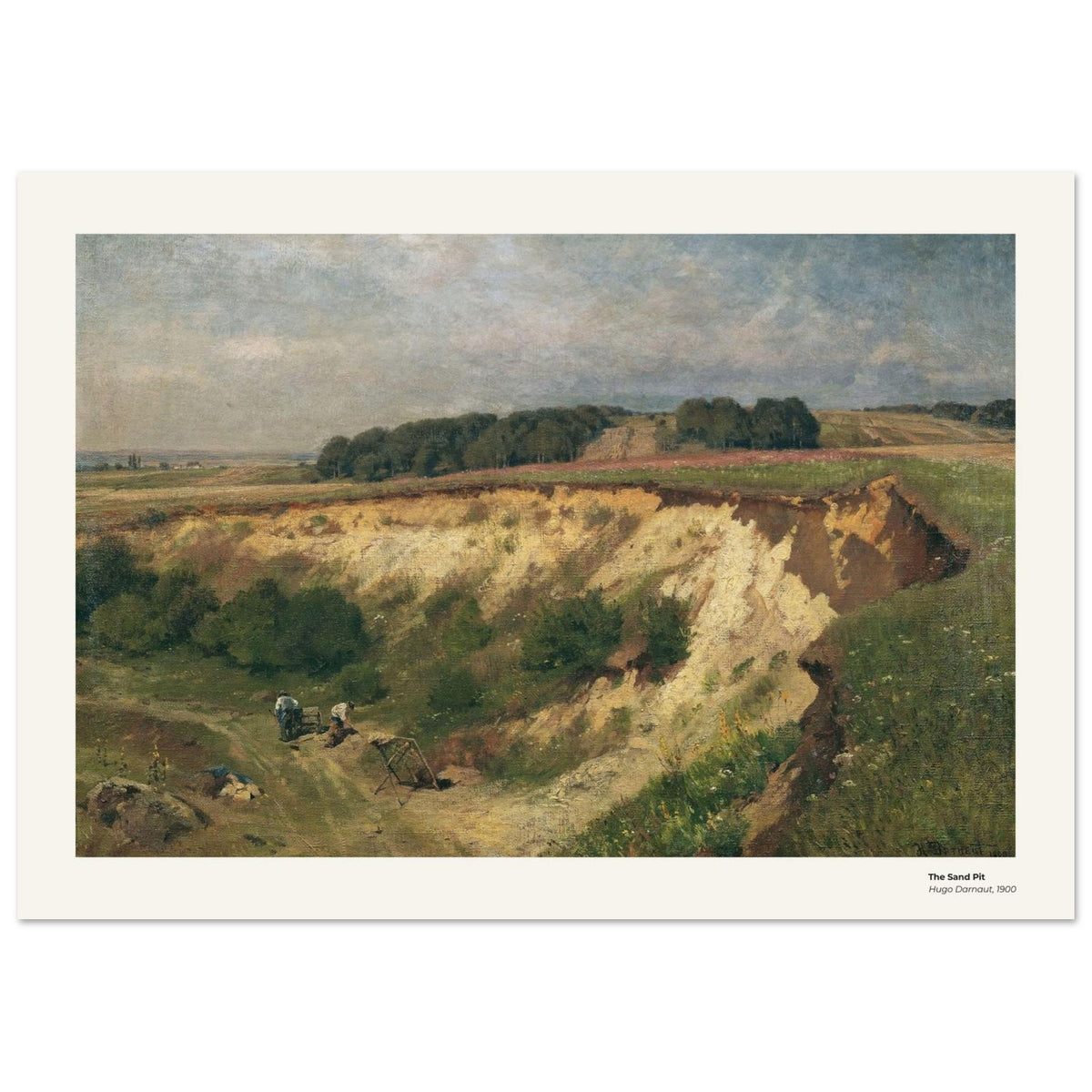 La sablière – Hugo Darnaut, reproduction d'art