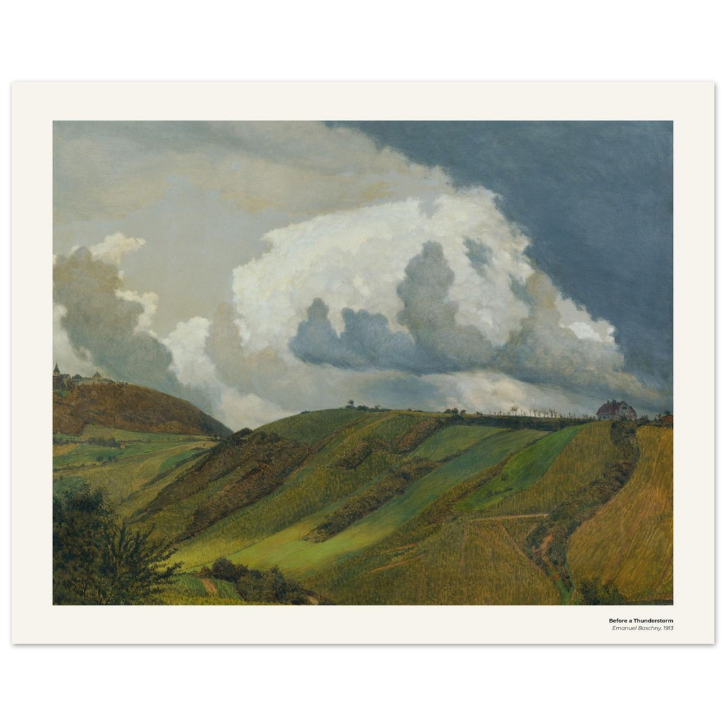 Avant l'orage – Emanuel Baschny, reproduction d'art