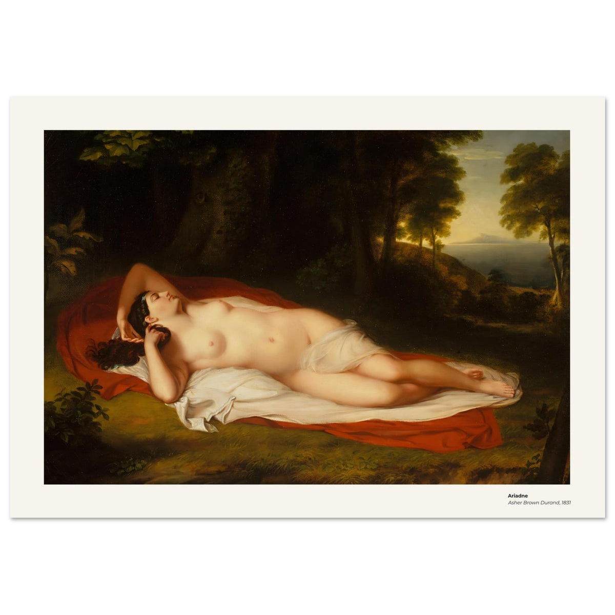 Ariane – Asher Brown Durand, détail de la reproduction