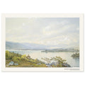 Le lac Squam et les montagnes Sandwich – William Trost Richards, détail de la reproduction