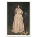 Demoiselle – Édouard Manet, détail de la reproduction