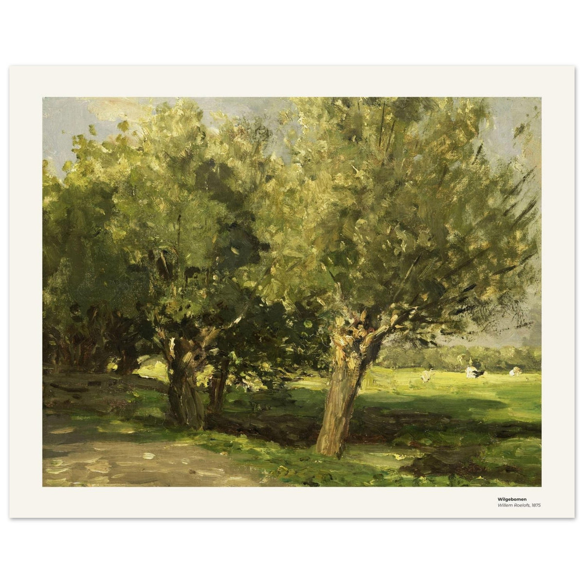 Saules – Willem Roelofs, reproduction d'art