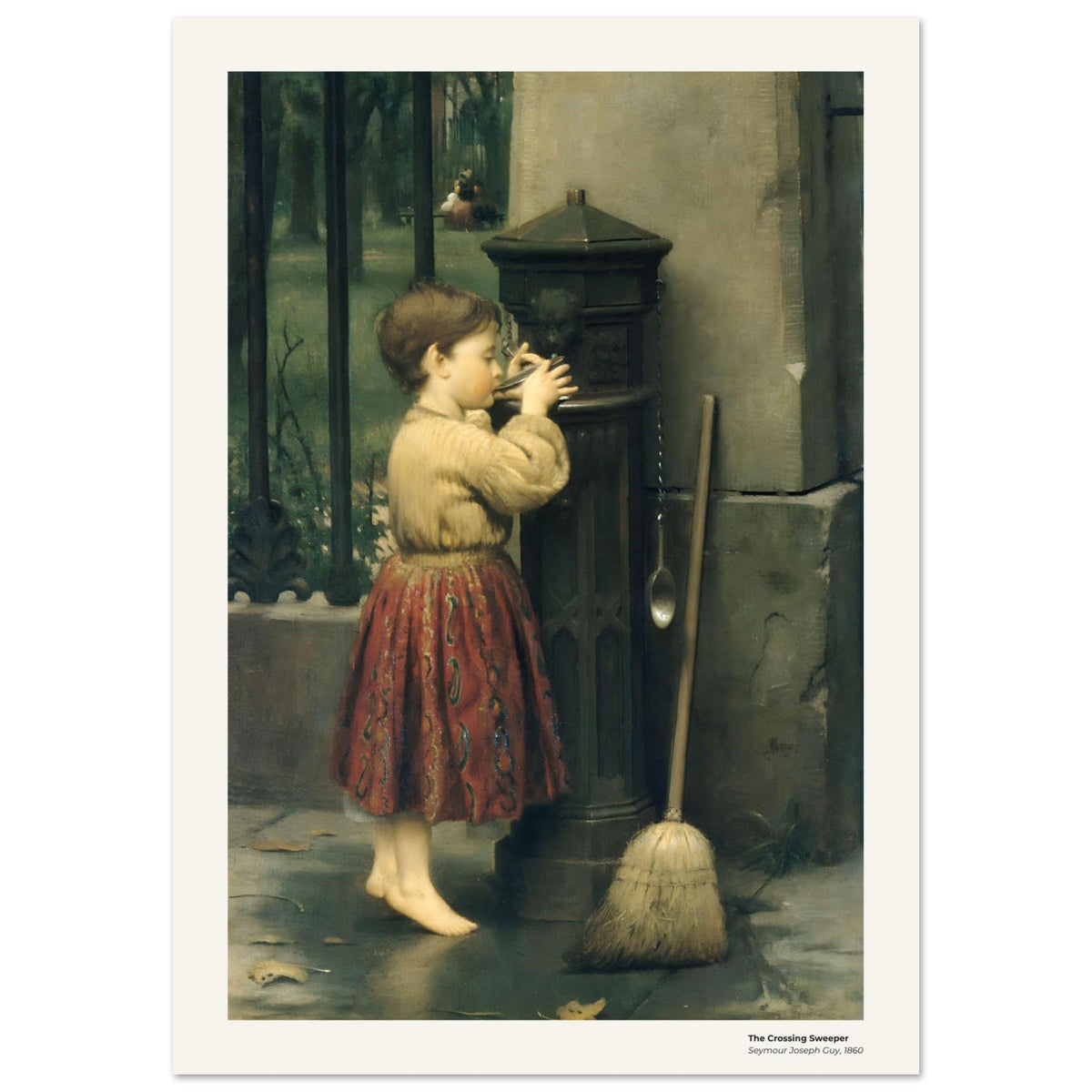 Le balayeur de passage – Seymour Joseph Guy, reproduction d'art