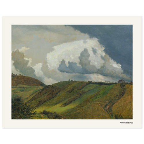 Avant l'orage – Emanuel Baschny, détail de la reproduction