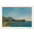 Beaulieu : La baie de Fourmis – Eugène Boudin, détail de la reproduction
