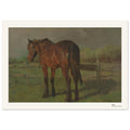 Cheval – Anton Mauve, détail de la reproduction