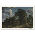 Chemin des Bois – Meindert Hobbema, détail de la reproduction
