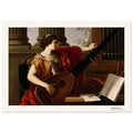 Allégorie de la musique – Laurent de La Hyre, détail de la reproduction