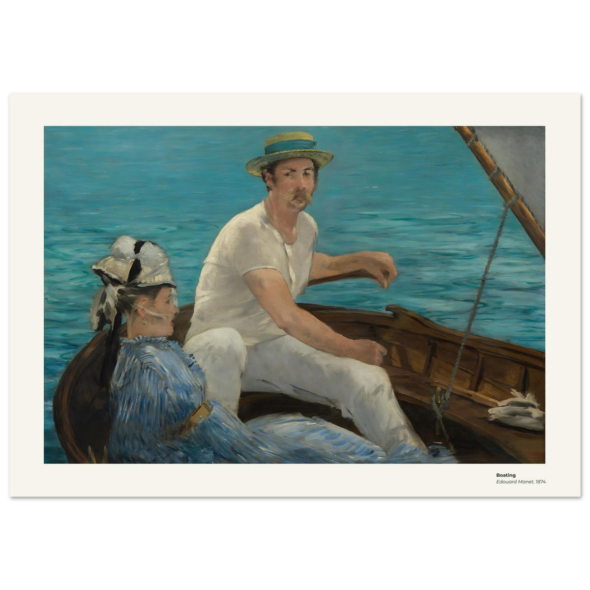 Navigation de plaisance – Édouard Manet, reproduction d'art