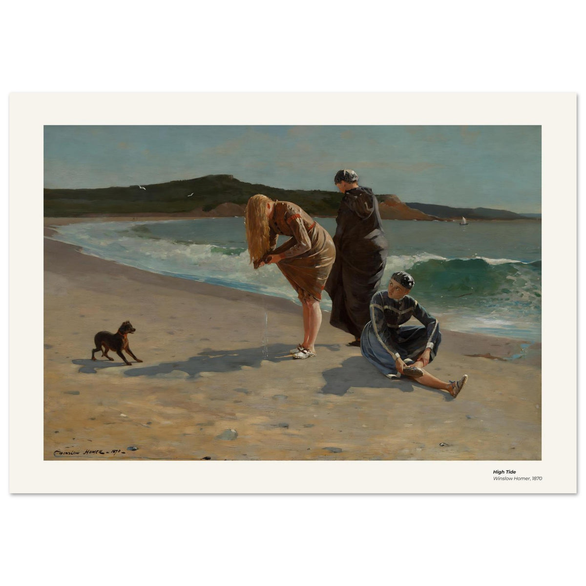 Marée haute – Winslow Homer, reproduction d'art