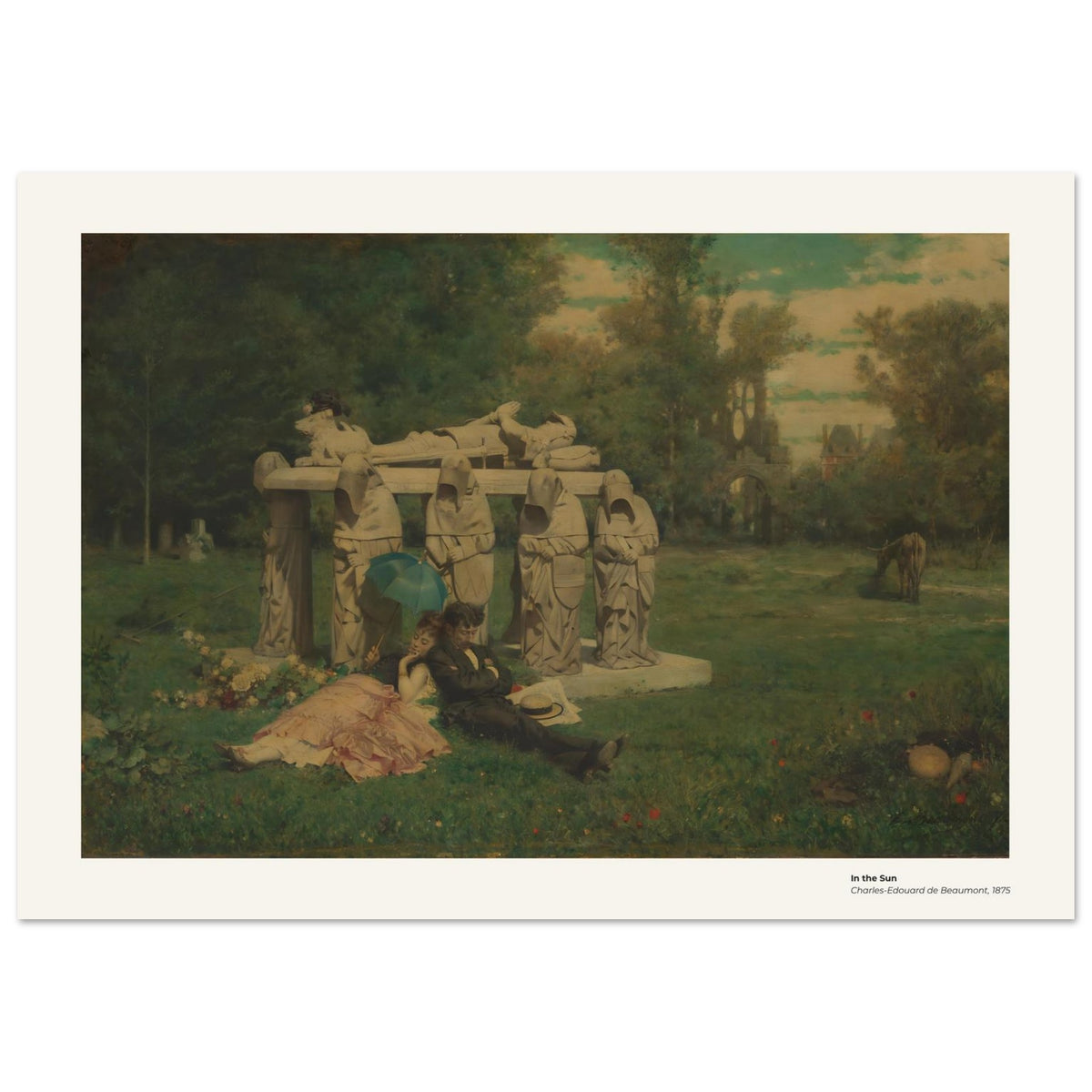 Au soleil – Charles-Édouard de Beaumont, reproduction d'art