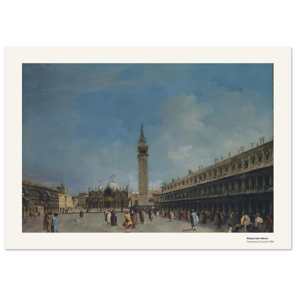 Place Saint-Marc – Francesco Guardi, reproduction d'art