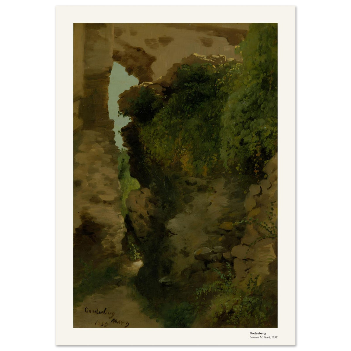 Godesberg – James M. Hart, reproduction d'art