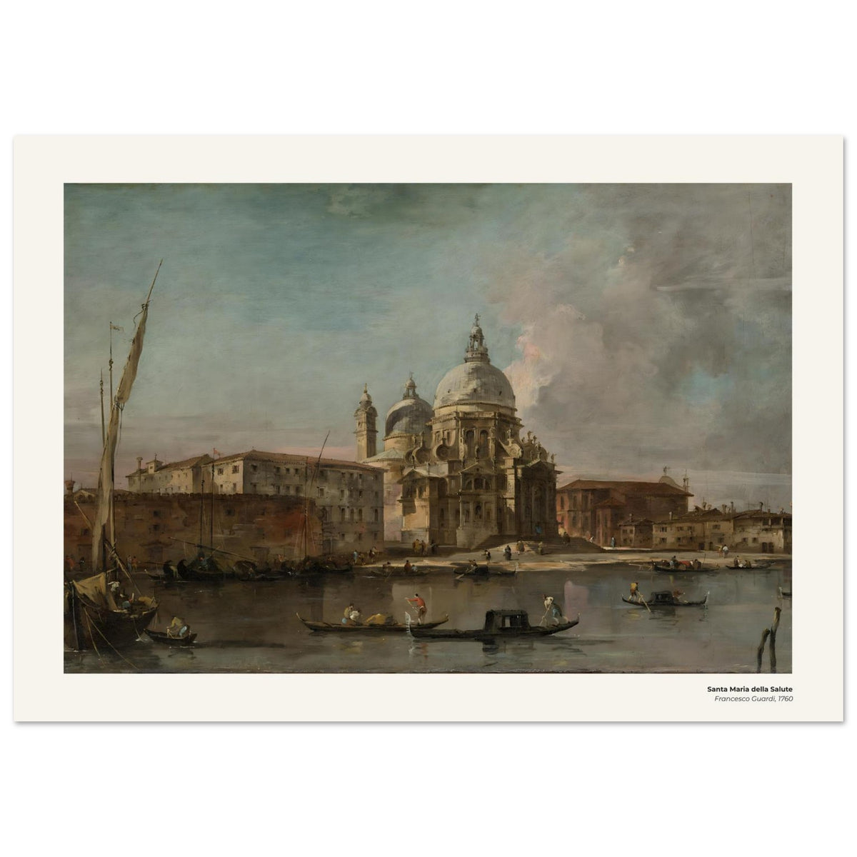 Santa Maria della Salute – Francesco Guardi, reproduction d'art