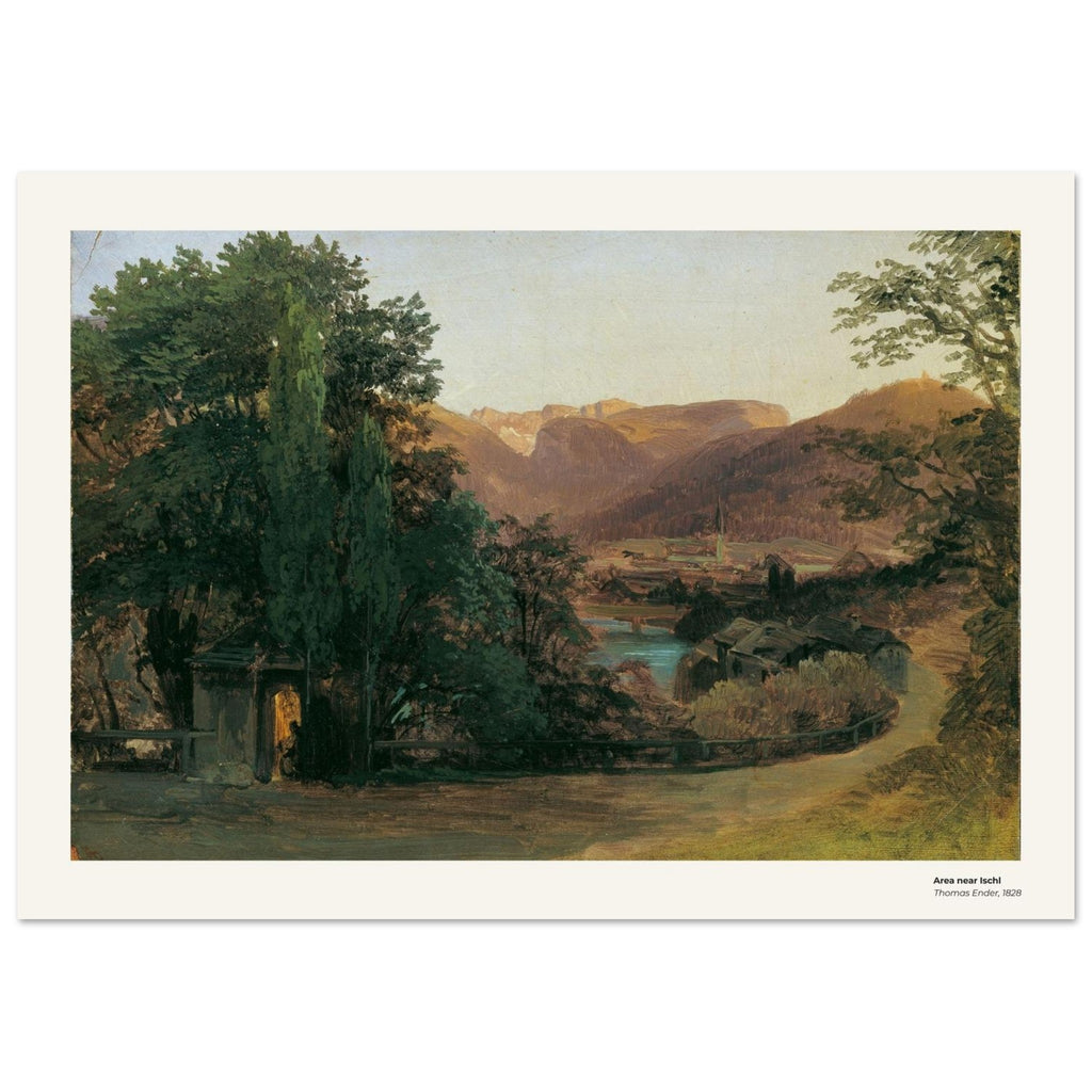 Environs d'Ischl – Thomas Ender, reproduction d'art