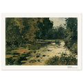 Étang en forêt – Adolf Gustav Ditscheiner, reproduction d'art