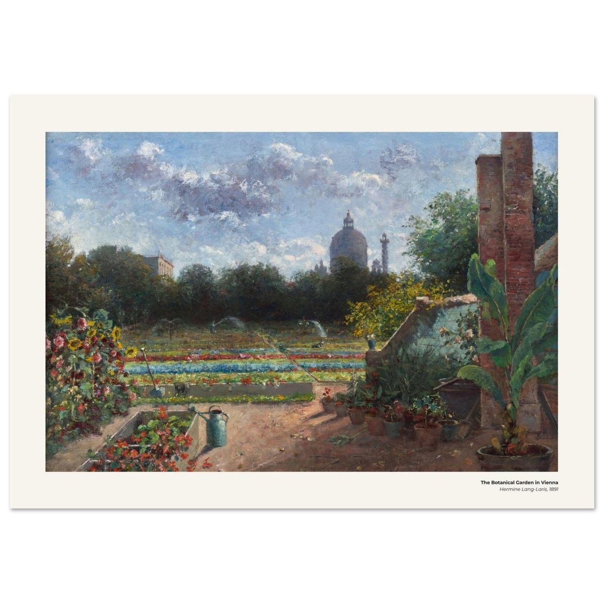 Le Jardin botanique de Vienne – Hermine Lang-Laris, reproduction d'art