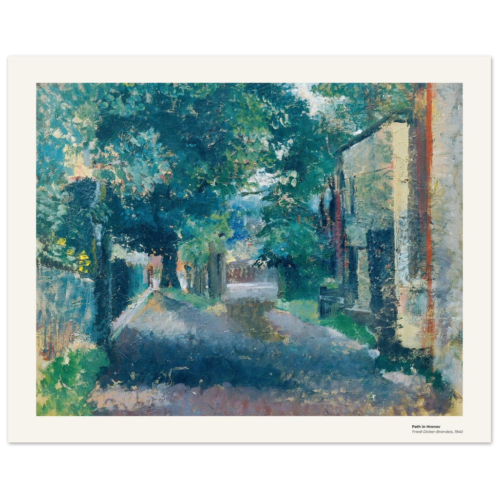 Chemin à Hronov – Friedl Dicker-Brandeis, reproduction d'art