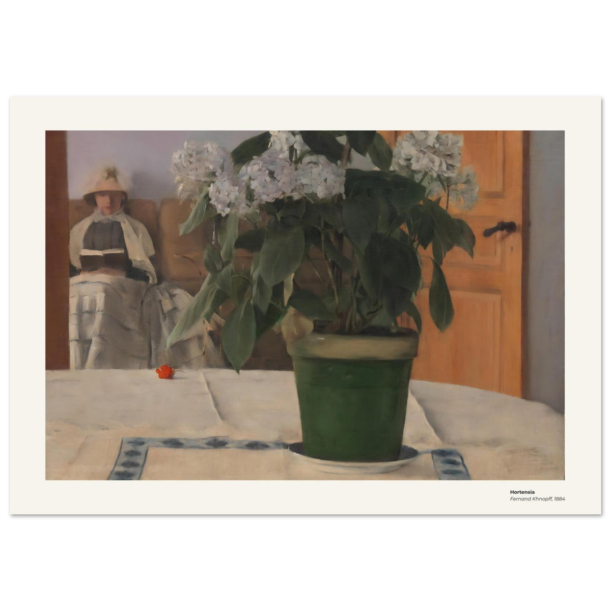 Hortensia – Fernand Khnopff, reproduction d'art