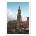 L'église North Dutch, New York – Edward Lamson Henry, détail de la reproduction